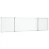 vidaXL Magnetisches Whiteboard Klappbar 200x50x1,7 cm Produktbild-Vorschau 1