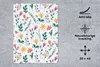 MuchoWow® Mauspad Mousepad Muster - Blumen - Blätter 30x40 Produktbild-Vorschau 3