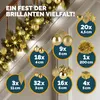 CASARIA® Weihnachtskugeln 103er Set Christbaumkugeln Produktbild-Vorschau 3