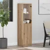 vidaXL Komoda wysoka Artisan – dąb 35 x 37 x 142 cm, Podgląd zdjęcia produktu 1