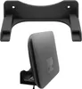 A wall mount and a router are shown against a white background. Produktbild-Vorschau