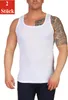 2 pezzi gilet da uomo biancheria intima da uomo in cotone; Anteprima dell’immagine prodotto 1