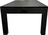 A black pool table viewed from the front. Anteprima dell’immagine prodotto