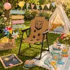 Kinder Campingstuhl Klappstuhl Gartenstuhl Campingstuhl Outdoor Löwe Produktbild-Vorschau