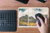 MuchoWow® Mauspad Mousepad Aussicht - Baum - Berg 27x18 cm Produktbild-Vorschau 4