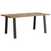 vidaXL Esstisch 150x90x75 cm Massivholz Akazie Produktbild-Vorschau 1