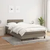 The Living Store Boxspringbett mit Matratze Taupe 120x190 Produktbild-Vorschau 3