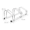 relaxdays 10017694_0 relaxdays Fahrradständer   für 3 Podgląd zdjęcia produktu 3