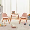 H.J WeDoo 2er Set Kinderstuhl mit Holzbeinen Sitzhöhe 33 Produktbild-Vorschau 2