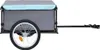 vidaXL Fahrradanhänger Grau und Blau 65 kg Produktbild-Vorschau 2