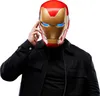 A person wearing an Iron Man helmet. Podgląd zdjęcia produktu