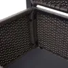 Close-up view of the woven texture and corner of a storage bench. Náhľad obrázku produktu
