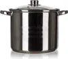Casseruola in acciaio inox 24cm 9L con coperchio in vetro Anteprima dell’immagine prodotto 4