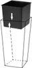 Hochkübel Finezia 30x30x57 weiss Produktbild-Vorschau 4
