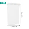 A white pool skimmer sock is shown against a white background with dimensions indicated. Produktbild-Vorschau