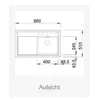 BLANCO ZENAR 45 S SILGRANIT schwarz Produktbild-Vorschau 10
