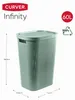CURVER Wäschekorb Infinity 60 l – Wäschekorb mit Deckel und Produktbild-Vorschau 2