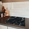 KitchenYeah© Herdabdeckplatte Marmor - Schwarz - Luxus , Produktbild-Vorschau 5