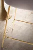 FineBuy Set da 2 sgabelli da bar in velluto beige con gambe Anteprima dell’immagine prodotto 5