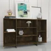vidaXL Kredens dąb wędzony 120x30x75 cm materiał Podgląd zdjęcia produktu 10