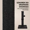 IvoQ Drapak dla kotów - 90 cm - Czarny - Solidny drapak dla Podgląd zdjęcia produktu 4