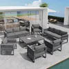 Gartenlounge-Set 10-Sitzer Gartenmöbel-Set mit Produktbild-Vorschau 1