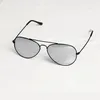 Pilotenbrille - Sonnenbrille - M - silber verspiegelt 01 Produktbild-Vorschau 2