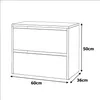 Schuhschrank „HIT“ 60 cm Mattgrau / Wotan Eiche Produktbild-Vorschau 4