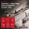 Table d'appoint Maclean-Konsole, blanche, avec une surface Voir les images du produit 8