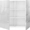 Credenza - MILANO - 2 ante - Laccato lucido bianco - 121 x Anteprima dell’immagine prodotto 12