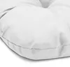 Beautissu 4er Set Sitzkissen Lisa Weiß, 40x40x8cm Produktbild-Vorschau 3