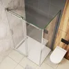 130x70x195cm Schiebetür 8mm NANO Seitenwand  U-Form Kabinen Produktbild-Vorschau 5