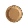 500 Teller, Pappe pure rund Ø 15 cm braun Produktbild-Vorschau 1