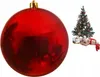 Christbaumkugel rot 25 cm groß glänzend 1 Stück Produktbild-Vorschau 3