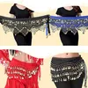 2 Stück Chiffon Hüfttuch Bauchtanz Gürtel Bauchtanz, Kostüm Produktbild-Vorschau 4