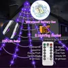 Światła pajęczej sieci do dekoracji Halloween na zewnątrz - Podgląd zdjęcia produktu 2