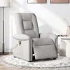 vidaXL Massagesessel Elektrisch Wolkengrau Stoff Produktbild-Vorschau 1