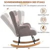 Kolorowe bujaki z podnóżkiem, wysokość 93 cm; fotel Podgląd zdjęcia produktu 3