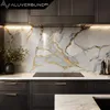 PVC Wandpaneel Duschrückwand Aurora-Gold in Marmor-Optik Produktbild-Vorschau 5