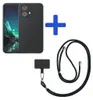 Custodia per Motorola Edge 40 Neo con cordino nero Anteprima dell’immagine prodotto 2