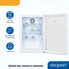 EXQUISIT Flaschenkühlschrank 3Roste 118L Glastür C weiß Náhľad obrázku produktu 4