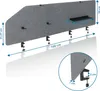 hjh OFFICE Tischtrennwand FLEXMIUT T TOP Trennwand Produktbild-Vorschau 5