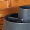 Cascata di piante a forma di spirale in plastica nera per Anteprima dell’immagine prodotto 7