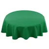 Gartentischdecke Wasserdichte Polyester Grün Rund 100 cm Produktbild-Vorschau 1