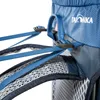 A close-up view of backpack straps and buckles. Produktbild-Vorschau