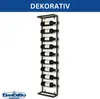 DanDiBo Portabottiglie da parete in metallo nero 240403 Anteprima dell’immagine prodotto 8