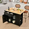 A kitchen island cart with chairs in a kitchen setting. Náhľad obrázku produktu