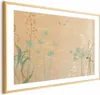 Posterpapier Poster - Bird on a Meadow 60x40 cm Blumen Produktbild-Vorschau 1