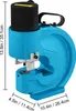 VEVOR CH-70 Hydraulischer Blechlocher Punch 10,5 - 20,5 mm Produktbild-Vorschau 8
