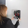 Schlüsselkasten Schwarz Metall, Rotes Fahrrad Motiv hinter Produktbild-Vorschau 4
